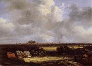 Jacob van Ruisdael View of Haarlem with Bleaching Grounds oil painting reproduction